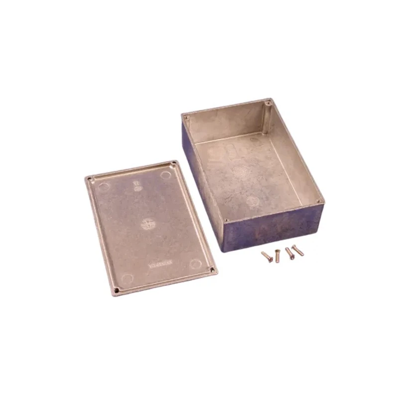 Hammond 1590 Series Natural Lid Die Cast Aluminium Enclosure IP54 49.1mm x 145mm x 95mm 1590J