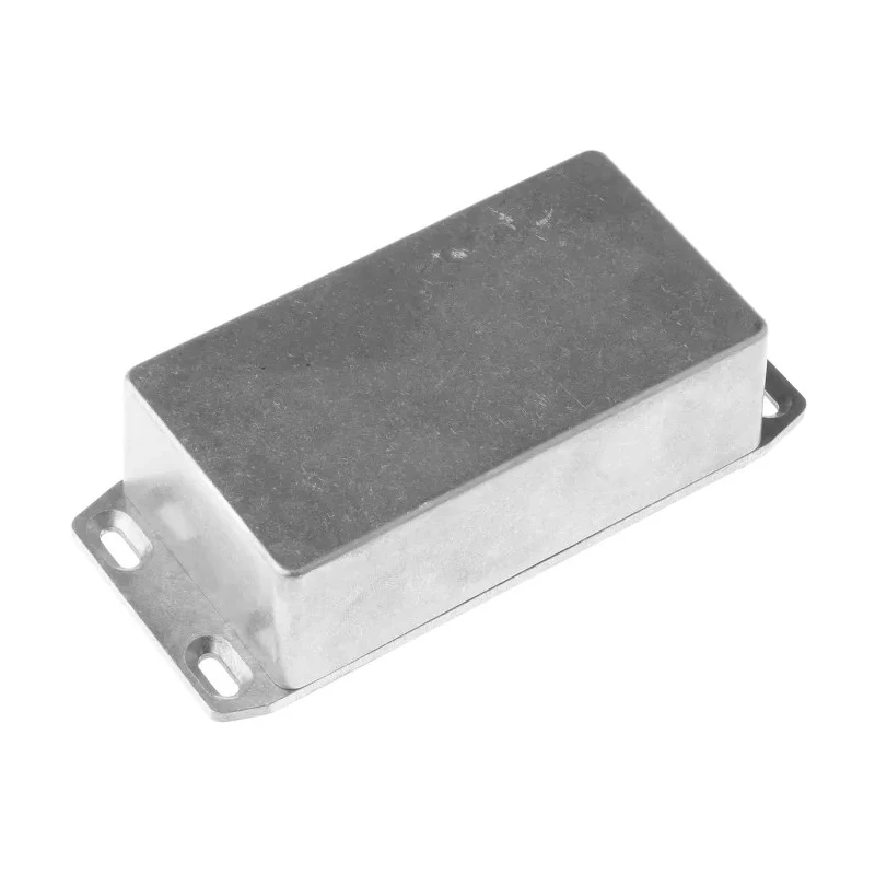 Hammond Flanged 1590 Series Die Cast Aluminium Enclosure Natural Lid IP54 35.3 mm x 121.1 mm x 66 mm 1590N1FL