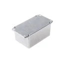 Hammond Flanged 1590 Series Natural Lid Die Cast Aluminium Enclosure IP54 55 mm x 120.5 mm x 79.5 mm 1590TFL