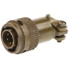 ITT Cannon MIL Spec Circular Connector Copper Alloy Straight 6 Way Cable Male Contacts Shell Size 10 KPT06F10-6P