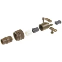 ITT Cannon MIL Spec Circular Connector Copper Alloy Straight 6 Way Cable Male Contacts Shell Size 10 KPT06F10-6P