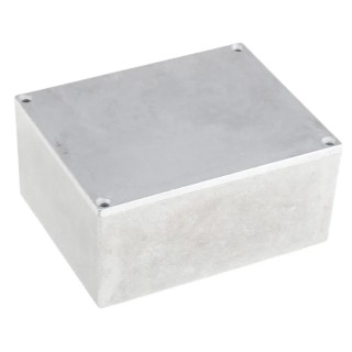 Hammond Eddystone Series Natural Lid Die Cast Aluminium Enclosure, IP54, 57 mm x 119 mm x 94 mm 26908PSLA
