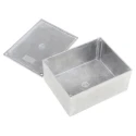 Hammond Eddystone Series Natural Lid Die Cast Aluminium Enclosure, IP54, 57 mm x 119 mm x 94 mm 26908PSLA