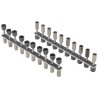 Entrelec BJMI Series Jumper Bar for Use with DIN Rail Terminal Blocks 1SNA176679R1000