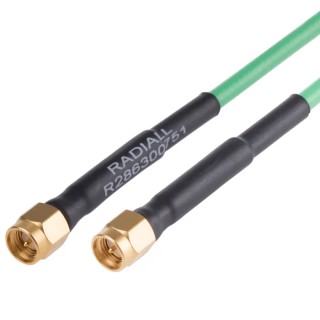 Radiall Coaxial Cable Male SMA to Male SMA 500 mm 50 Ω R286300751