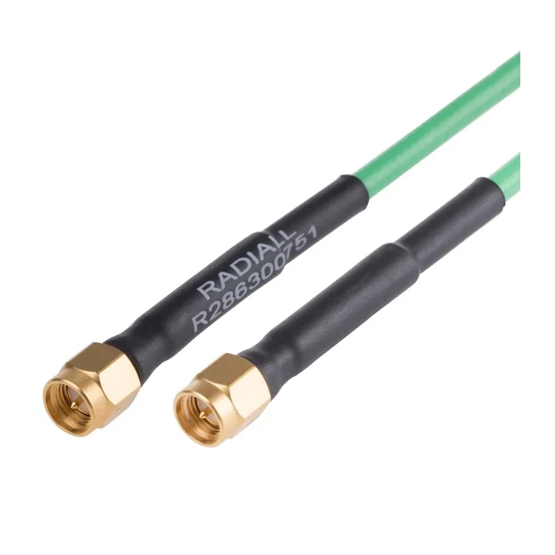 Radiall Coaxial Cable Male SMA to Male SMA 500 mm 50 Ω R286300751