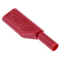 Hirschmann Test & Measurement Red Male 4 mm Banana Plug Screw Termination 1 kV 24 A Nickel Plating 934099101-