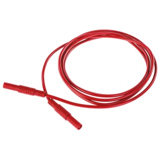 Hirschmann Test & Measurement Connector Test Lead 32A, 1000V AC/DC, Red, 2m Lead Length 934077101