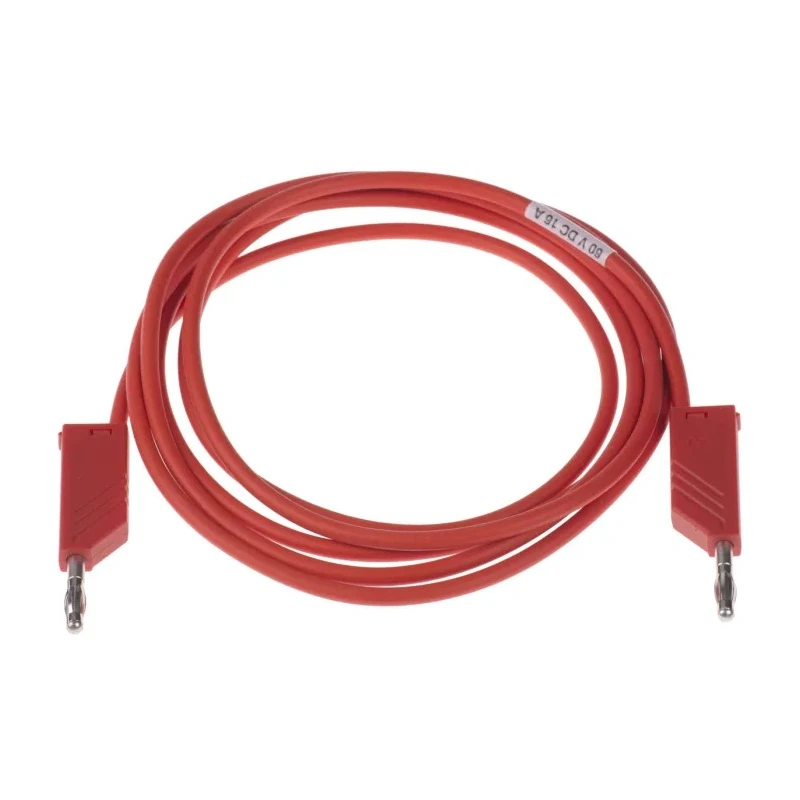 Hirschmann Test & Measurement Connector Test Lead 16A 60V DC Red 2m Lead Length 934094101