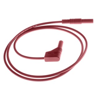 Hirschmann Test & Measurement Test Lead 16A, 1000 V AC/DC, Red, 1 m Lead Length 934082101