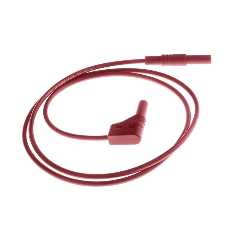 Hirschmann Test & Measurement Test Lead 16A, 1000 V AC/DC, Red, 1 m Lead Length 934082101