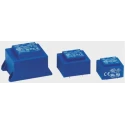 Block PCB Transformer 230 V ac Primary, 2 x 18 V ac Secondary, 5 VA Power, 68% Efficiency, Model VC 5/2/18