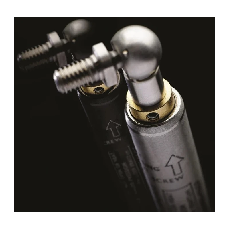RS PRO Stainless Steel Gas Strut with Ball & Socket Joint 300mm Stroke Length 645mm Extended Length SXY1A8A800004