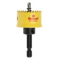 Starrett 30 mm Diameter Bi-Metal High Speed Steel Drill Bit for Plasterboard, Mild Steel Sheet, Wood CSC30