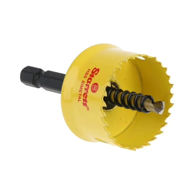 Starrett 30 mm Diameter Bi-Metal High Speed Steel Drill Bit for Plasterboard, Mild Steel Sheet, Wood CSC30