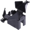 ITT Cannon TSTRECT Series ABS Straight D-Sub Backshell, 12 Way Strain Relief TST12AH00 / 192923-5980