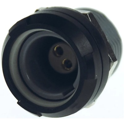 LEMO Circular Connector, 2 Contacts, Panel Mount Socket, Female, IP64, Redel P Series PNG.M0.2GL.LN
