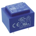 Block PCB Pin 6 to 2 x 24 V AC 2 Output Transformer, 3.2 VA, Pin Mount, UL 5085-1/-2, IEC 61558-2-1, DIN EN VB 1.5/2/15