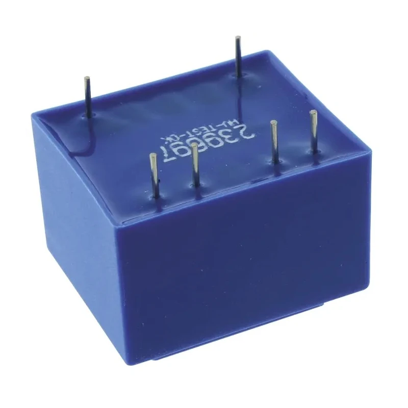 Block PCB Pin 6 to 2 x 24 V AC 2 Output Transformer, 3.2 VA, Pin Mount, UL 5085-1/-2, IEC 61558-2-1, DIN EN VB 1.5/2/15