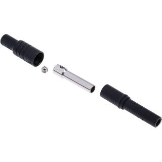 Hirschmann Test & Measurement Black Female Banana Socket 4 mm Connector Screw Termination 1kV 24A Nickel Plating 934096100-