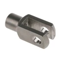 RS PRO Stainless Steel M6 x 1 Clevis Mounting Bracket 31mm Length x 12mm Width 347-3243