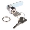 Euro-Locks a Lowe & Fletcher group Company High Security 8-disc Camlock, 20 mm Panel-to-Tongue 19.1 x 16.6 mm, Key 2105512