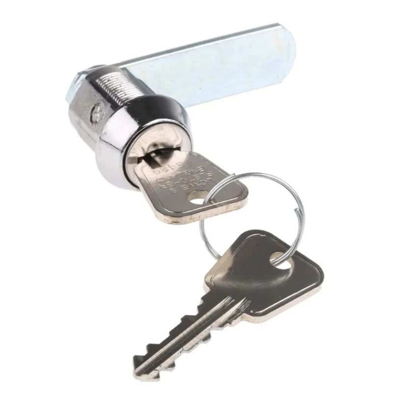 Euro-Locks a Lowe & Fletcher group Company High Security 8-disc Camlock, 20 mm Panel-to-Tongue 19.1 x 16.6 mm, Key 2105512