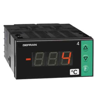 Gefran LED Multi-Function Digital Panel Meter for Temperature 72 mm x 36 mm 4T-72-4-00-9