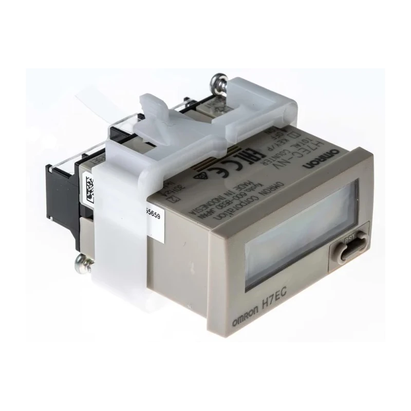 Omron 8 Digit Industrial Panel Mount LCD Counter, Manual Reset, Up Rotation, Digit Height 8.6mm H7EC