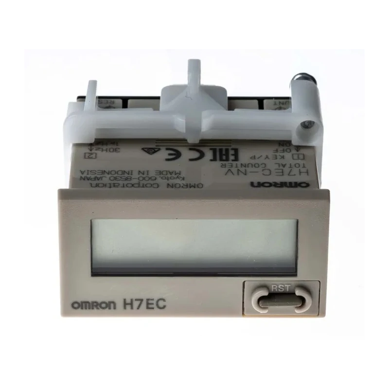 Omron 8 Digit Industrial Panel Mount LCD Counter, Manual Reset, Up Rotation, Digit Height 8.6mm H7EC