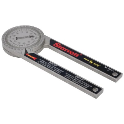 Starrett Metric Prosite Protractor 7 in Aluminium Blade 505A-7