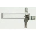 Steinbach & Vollman Die Cast Zinc Chrome Plated L-Handle Locking Handle 348-7034
