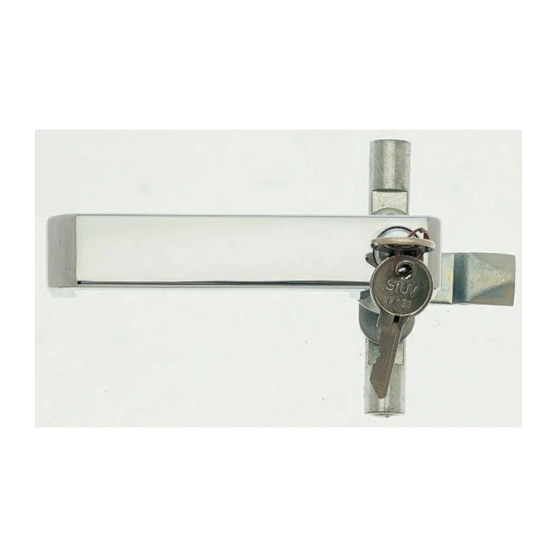 Steinbach & Vollman Die Cast Zinc Chrome Plated L-Handle Locking Handle 348-7034