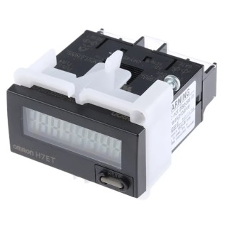 Omron 7 Digit Manual Reset Counter 8.6mm Digit Height H7ET-NFV1-B