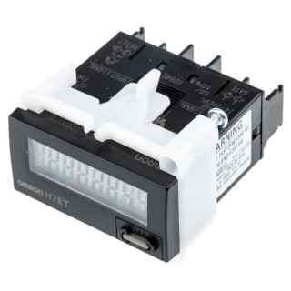 Omron H7E Series Flush Timer Relay, 240 V dc 240V ac, 0 to 999999.9 h Time Range, SPDT Switch Configuration H7ET-NFV-B