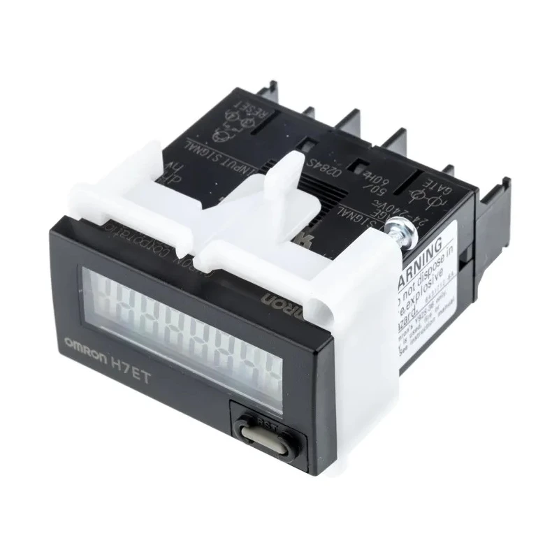 Omron H7E Series Flush Timer Relay, 240 V dc 240V ac, 0 to 999999.9 h Time Range, SPDT Switch Configuration H7ET-NFV-B