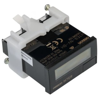 Omron 4 Digit Panel Mount Counter with 8.6mm High Display Digits, 4.5V-30V DC Supply, 1kHz Max Count Frequency H7ER