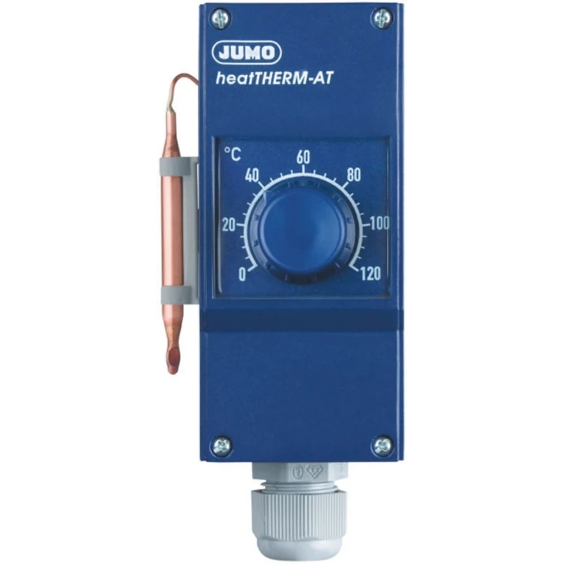 Jumo Capillary Thermostat Temperature Controller with +120 °C Max 603070/0001-5-026-000-25-2000-40-28-13-46-100-8-6
