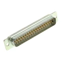 RS PRO 37 Way Straight Panel Mount D-Sub Connector Male 750V 5A Steel Housing 467-065
