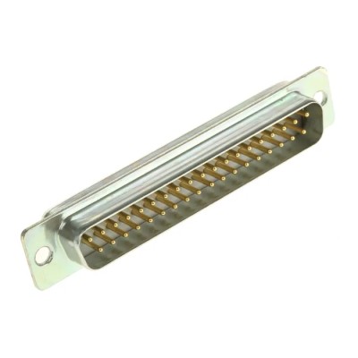 RS PRO 37 Way Straight Panel Mount D-Sub Connector Male 750V 5A Steel Housing 467-065