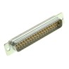RS PRO 37 Way Straight Panel Mount D-Sub Connector Male 750V 5A Steel Housing 467-065