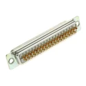 RS PRO 37 Way Straight Panel Mount D-Sub Connector Male 750V 5A Steel Housing 467-065