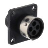 ITT Cannon Circular Connector, 4 Contacts, Panel Mount, Socket, Female, IP65, 250V, 13A, Trident TR1004RFS1NB / 192922-1190