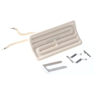 RS PRO Ceramic Heating Element, 122mm Length, 60mm Width, 250 W, 230V AC 348-9002