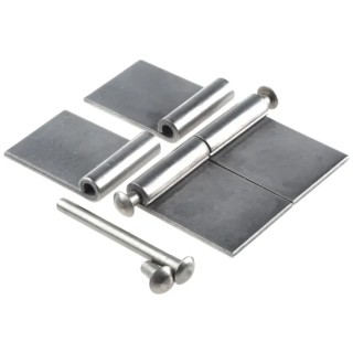 Pinet Stainless Steel Flag Hinge with Lift Off Pin 40 mm x 50 mm x 3 mm 347-8355