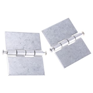 Pinet Steel Stainless Steel Butt Hinge with Barrel Pin 80 mm x 50 mm x 3 mm 347-8412