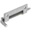 Pinet Raw 304 Stainless Steel Latch Hinge with Spring Loaded Pin, Bolt-On Fixing, 82 mm x 18.2 mm x 2.8 mm 12A3859