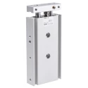 SMC Pneumatic Guided Cylinder, 15mm Bore, CXSM Series, 50 mm Stroke, Linear Acting CXSM15-50