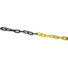 JSP Yellow and Black Barrier & Stanchion Chain Link Polyethylene HDC000-265-300