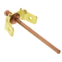 POP Copper Coated Plain Steel Earth Tab Rivet 4mm Diameter 5.3mm Length 2mm Max Material Thickness PMC 2/6.3